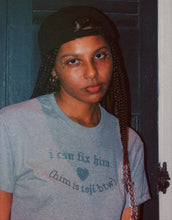Load image into Gallery viewer, Bedazzled "I can fix Toji" Baby Tee
