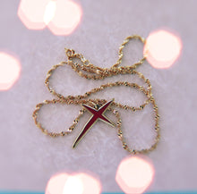 Load image into Gallery viewer, Red X Necklace