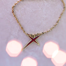 Load image into Gallery viewer, Red X Necklace