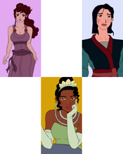 Load image into Gallery viewer, Princesses Mini Prints
